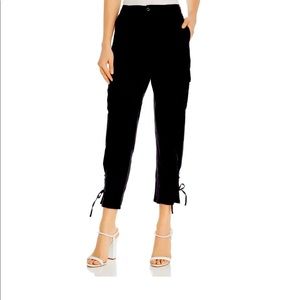 Joie Silk Cargo Crop Pants